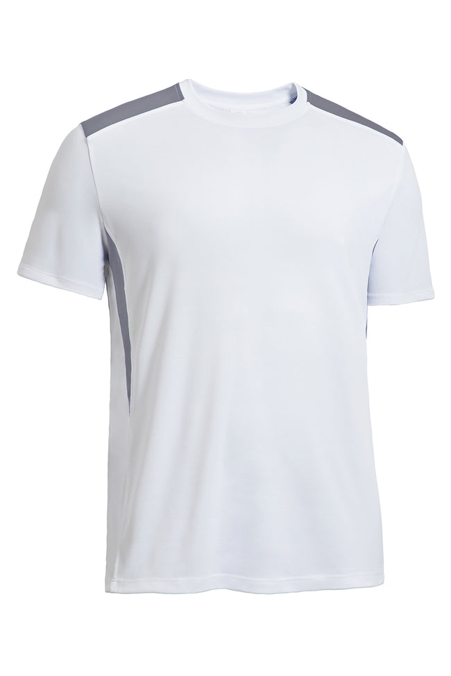 Expert Brand Wholesale Men's White Blue pk maX™ Stadium Tee white steel gray#white-steel