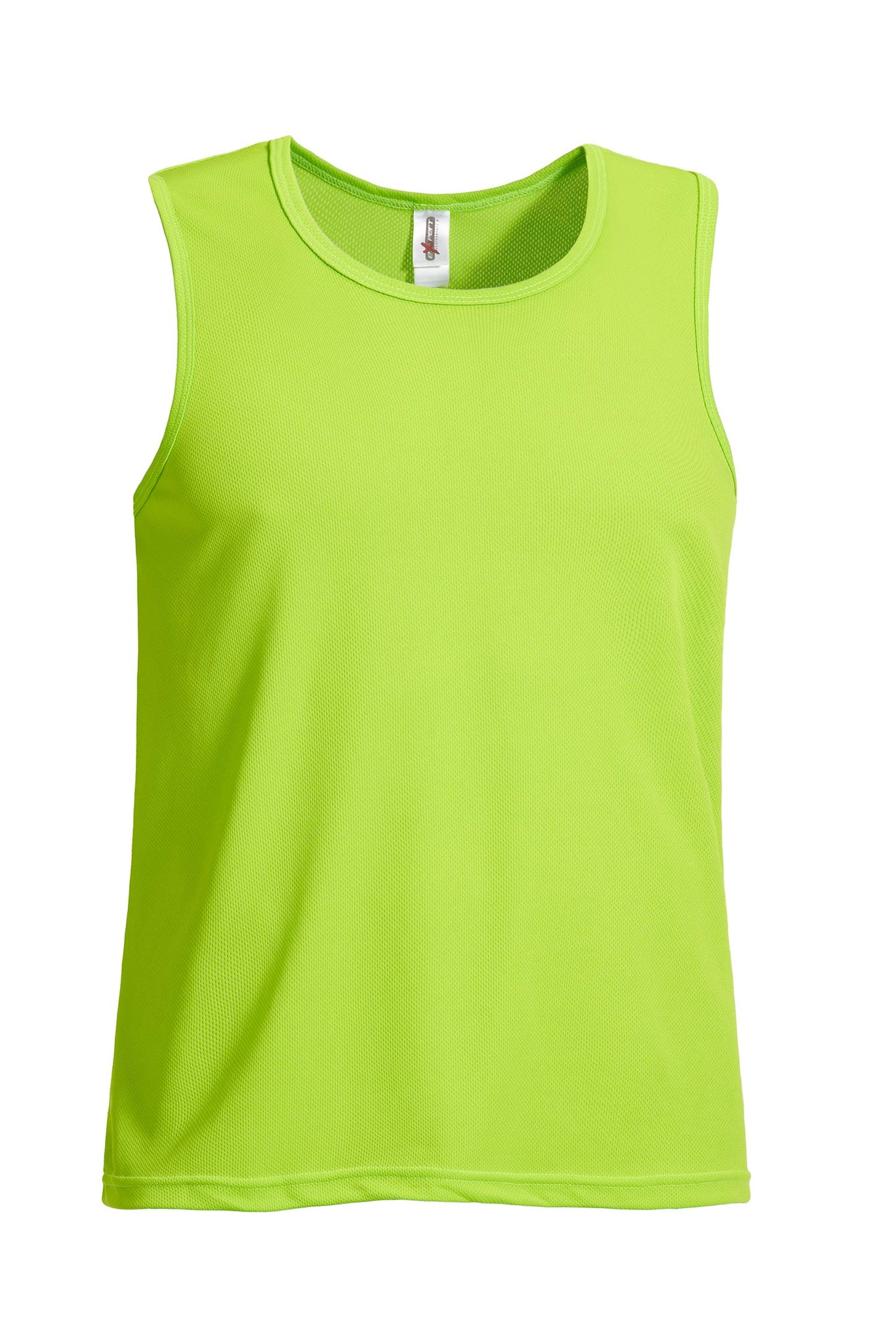 Expert Brand Wholesale Men's Oxymesh™ Sleeveless Tank Made in USA in Key Lime Green#key-lime