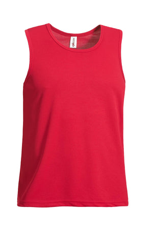 Expert Brand Wholesale Men's Oxymesh™ Sleeveless Tank Made in USA in Red#red
