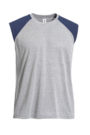 AT818🇺🇸 Natural Feel Jersey Colorblock Training Tank - Expert Brand