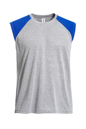 AT818🇺🇸 Natural Feel Jersey Colorblock Training Tank - Expert Brand