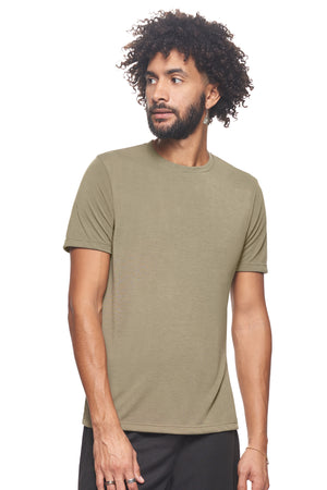 Expert Brand Wholesale Super Soft Eco-Friendly Performance Apparel Fashion Sportswear Men's Crewneck T-Shirt Made in USA olive 5#olive