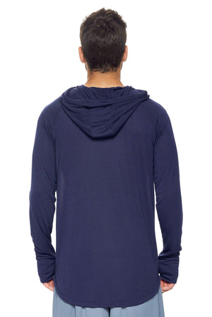 Expert Brand Wholesale Super Soft Eco-Friendly Performance Apparel Fashion Sportswear Men's Hoodie Shirt Long Sleeve Made in USA navy 3#navy