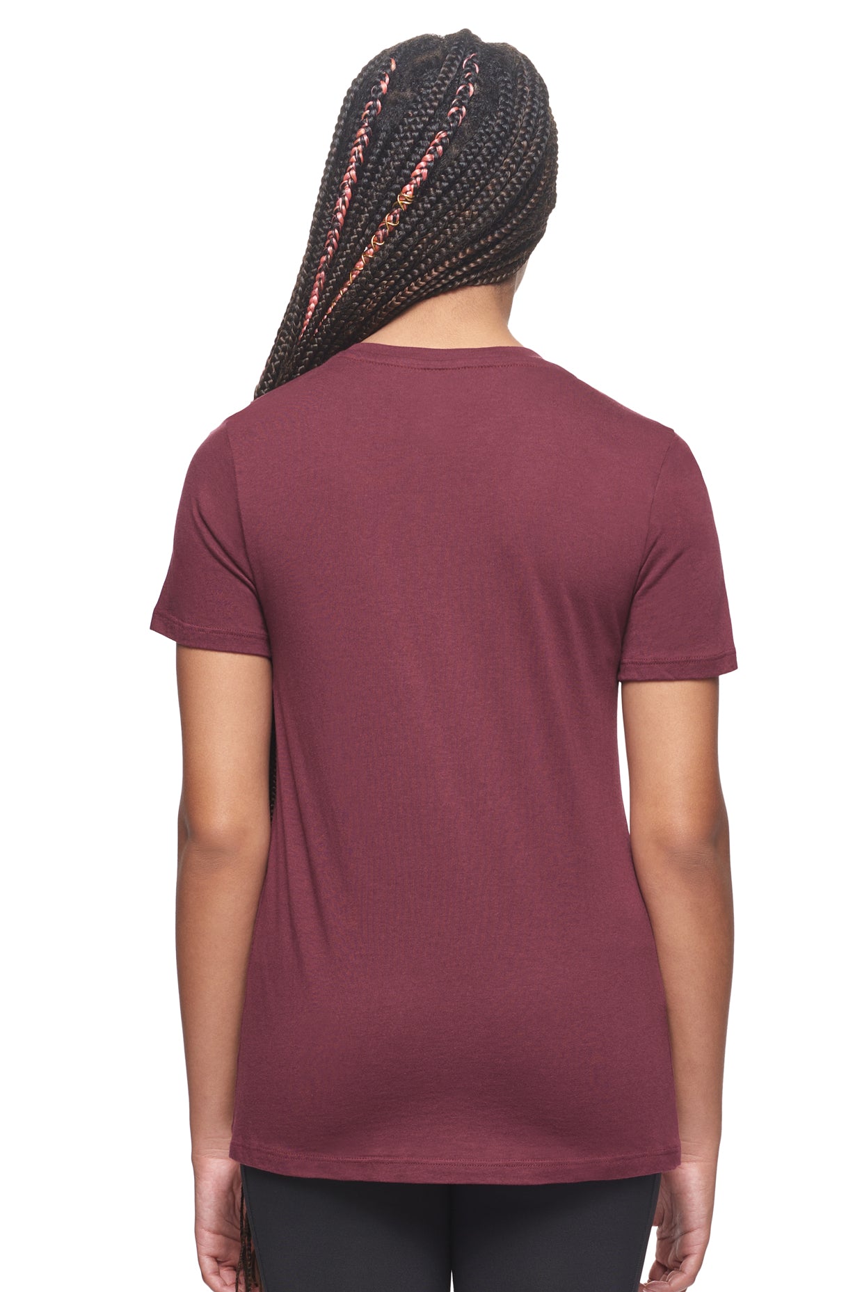 MC204🇺🇸🍃 MoCA™ V-Neck Tee - Expert Brand#maroon