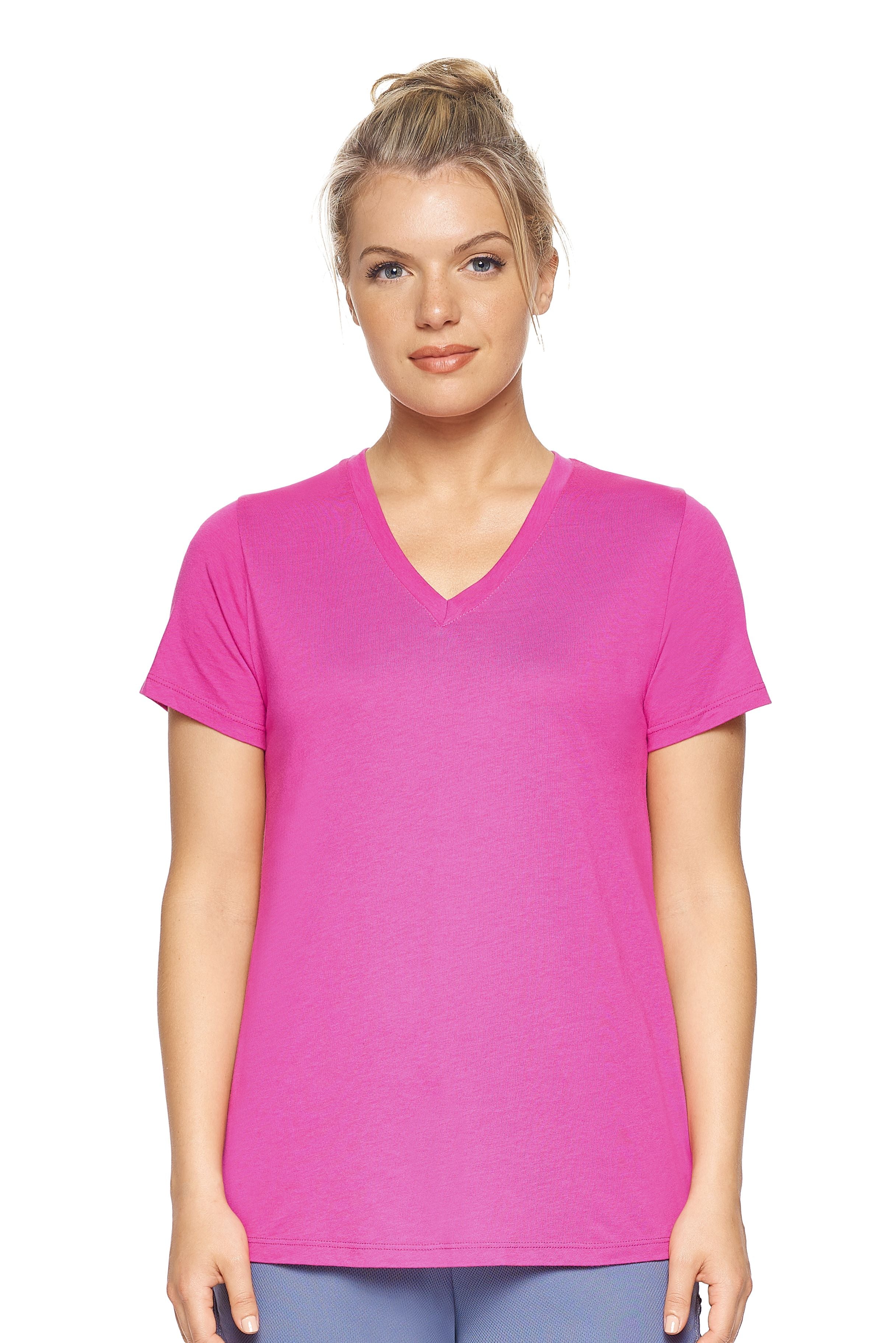 MC204🇺🇸🍃 MoCA™ V-Neck Tee - Expert Brand#berry