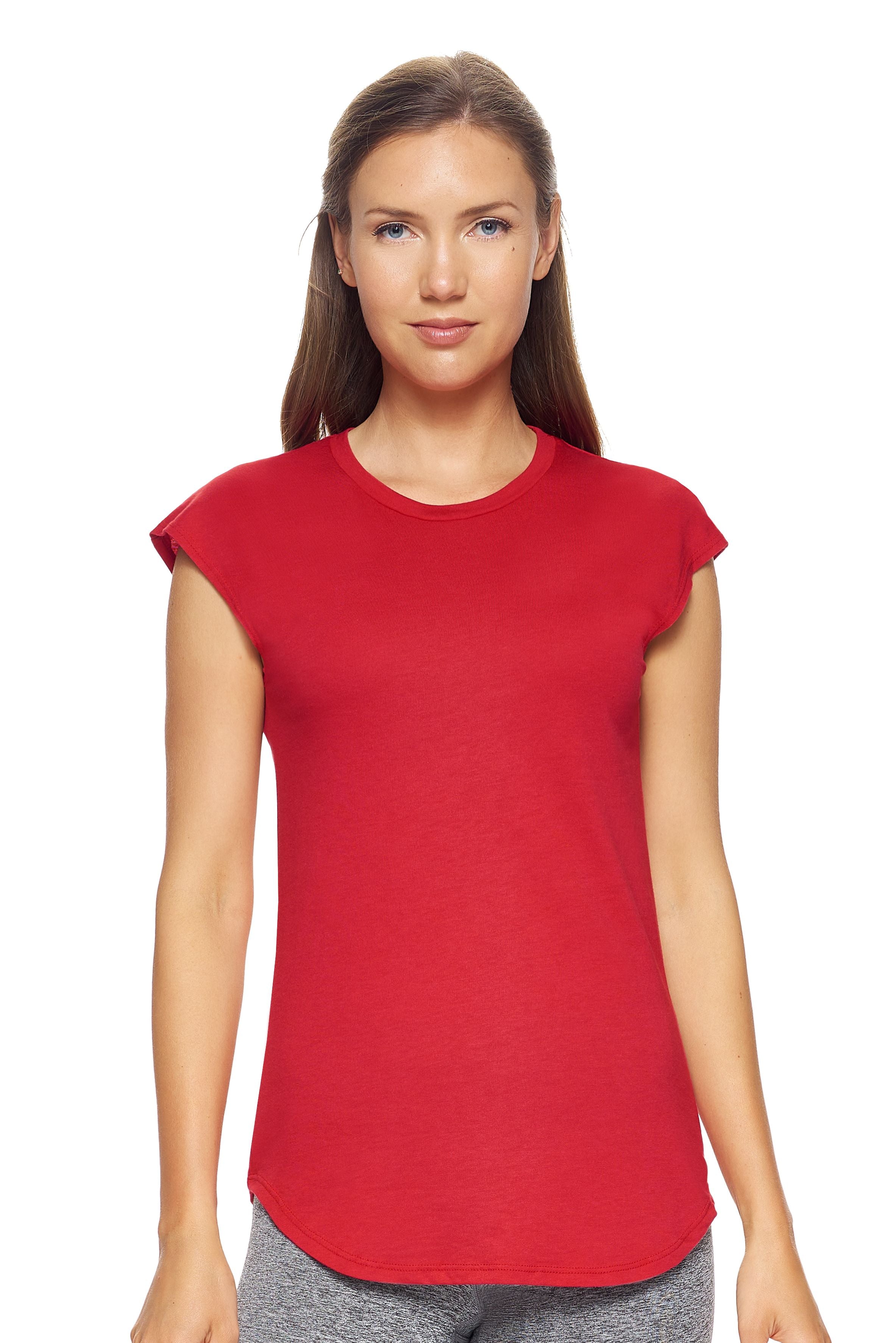 MC229🇺🇸🍃 MoCA™ Cap Sleeve Tee - Expert Brand#scarlet