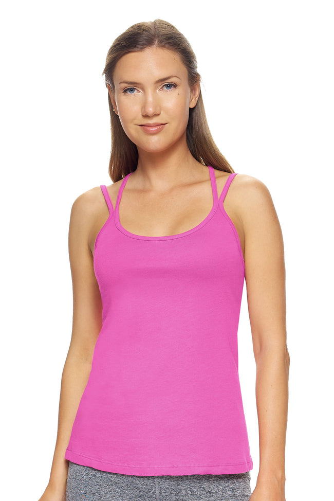 MC271🇺🇸🍃 MoCA™ Strappy Cami - Expert Brand#berry
