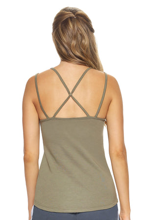 MC271🇺🇸🍃 MoCA™ Strappy Cami - Expert Brand#olive