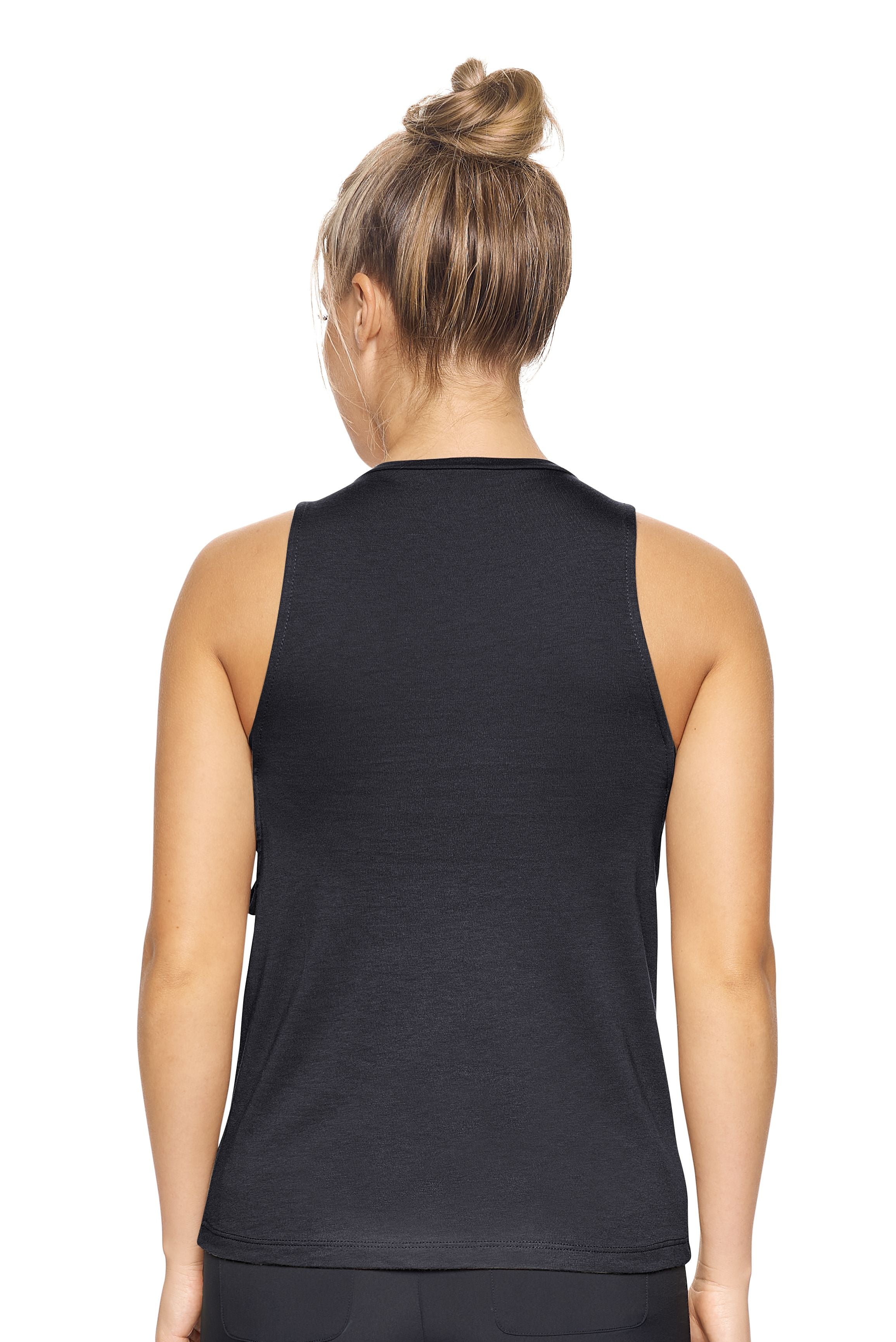 MC272🇺🇸🍃 MoCA™ Dropped Armhole Muscle Tank - Expert Brand#black