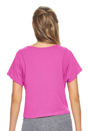 MC274🇺🇸🍃 MoCA™ Cropped Tee - Expert Brand#berry