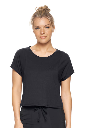 MC274🇺🇸🍃 MoCA™ Cropped Tee - Expert Brand#black