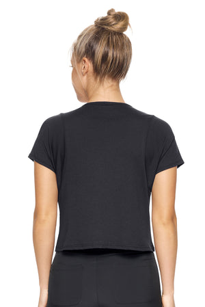 MC274🇺🇸🍃 MoCA™ Cropped Tee - Expert Brand#black