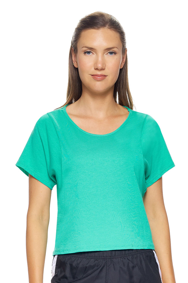 MC274🇺🇸🍃 MoCA™ Cropped Tee - Expert Brand#bright-teal