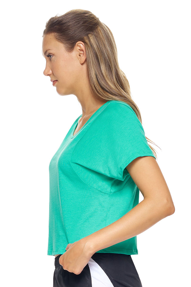 MC274🇺🇸🍃 MoCA™ Cropped Tee - Expert Brand#bright-teal