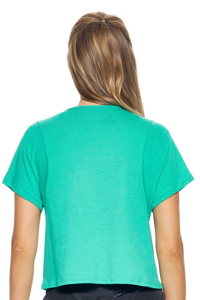 MC274🇺🇸🍃 MoCA™ Cropped Tee - Expert Brand#bright-teal