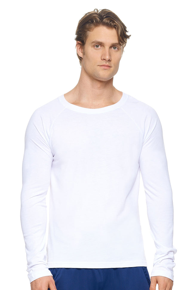 MC933🇺🇸🍃 MoCA™ Long Sleeve Raglan - Expert Brand#white