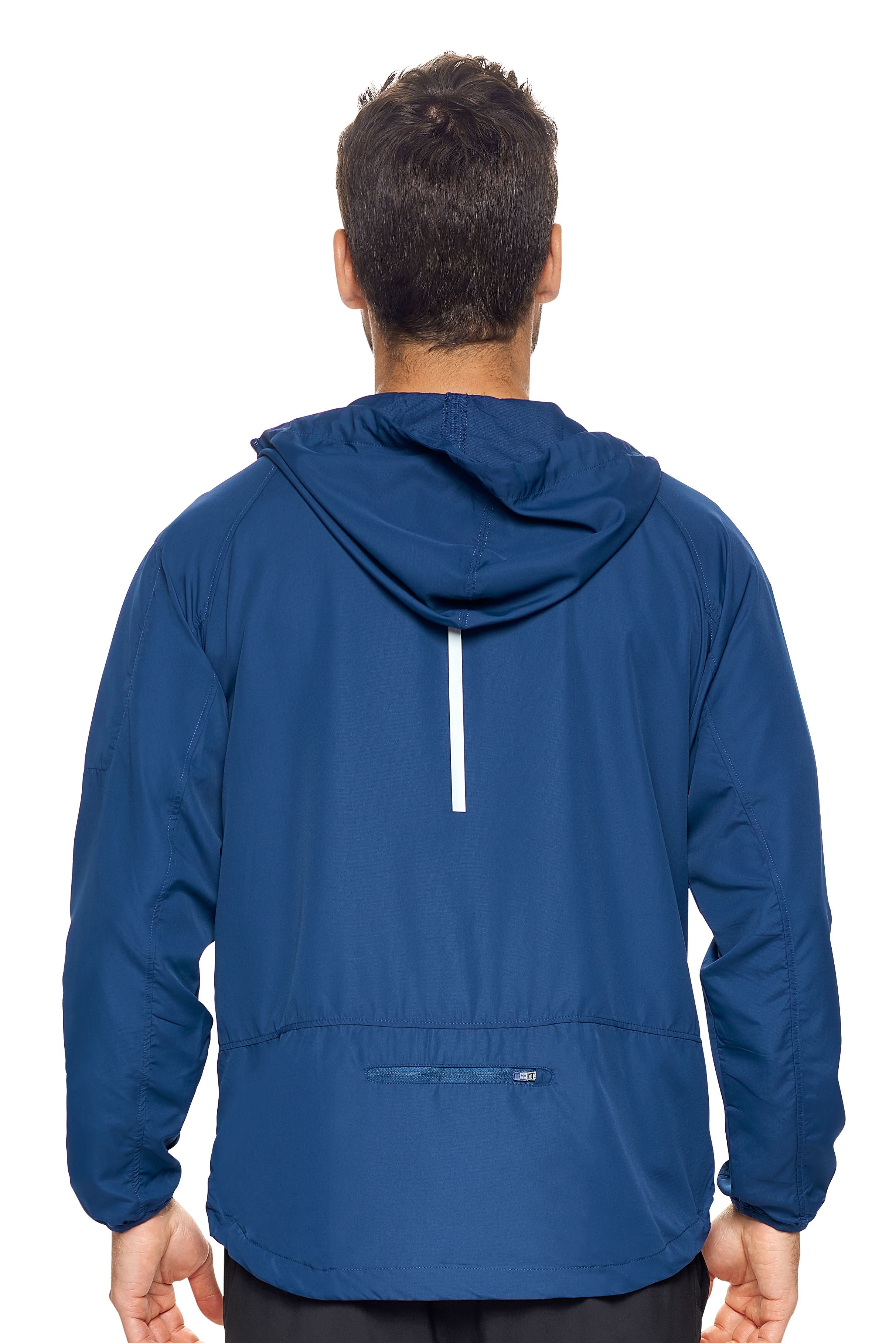 WA942 Water Resistant Hooded Swift Running Jacket - Expert Brand#navy