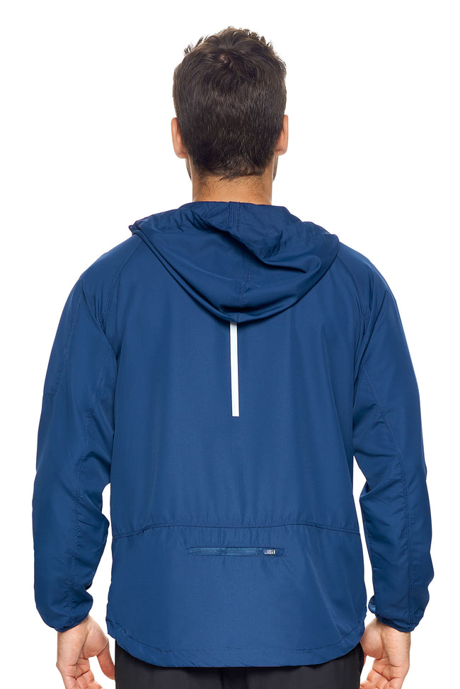 Expert Brand Wholesale Men's Water Resistant Hooded Swift Tec Jacketi n navy Image 2#navy