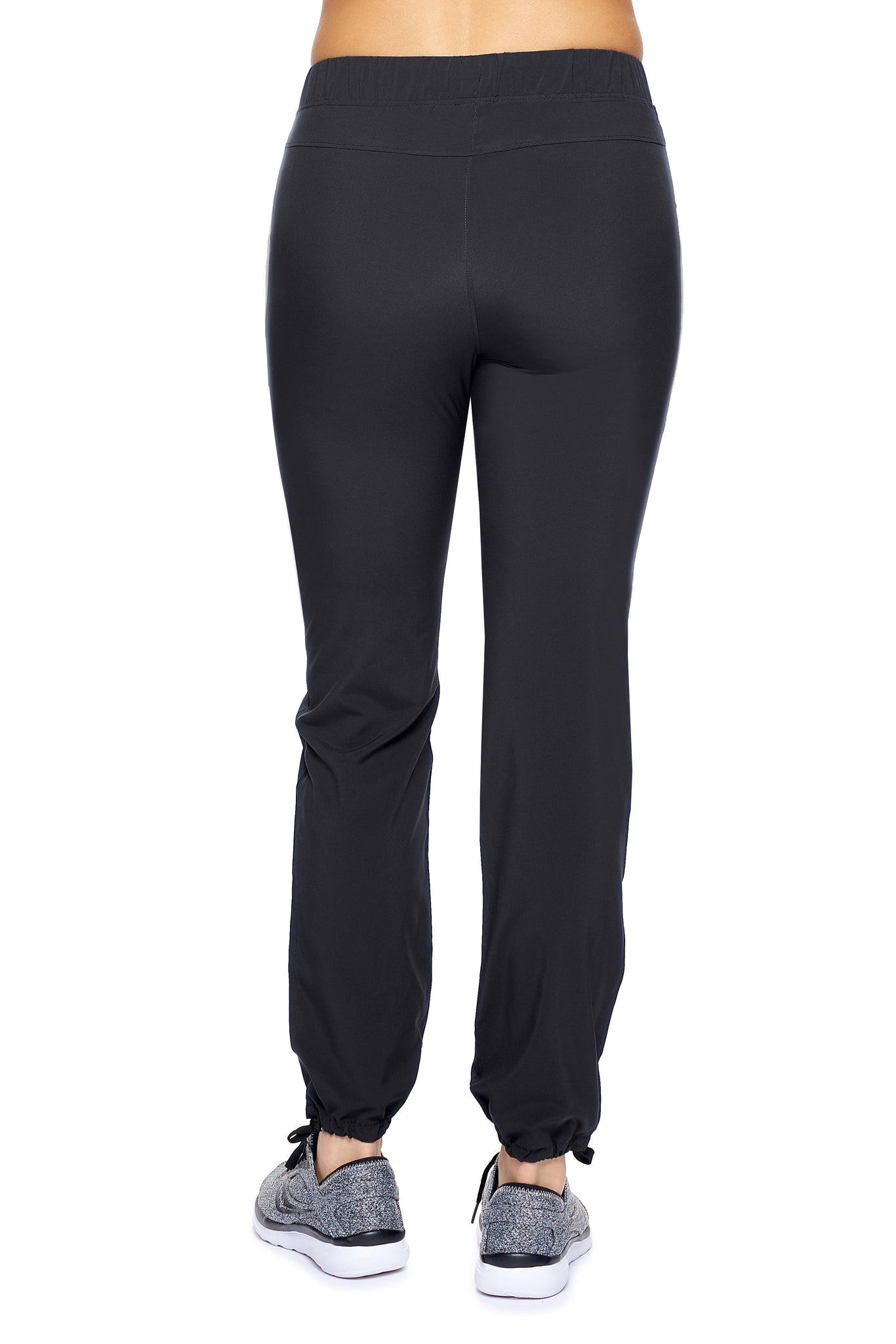 Expert Brand Wholesale Women's Gym Joggers in Black Image 2#black
