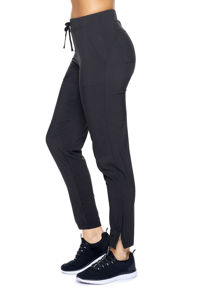 Expert Brand Wholesale Women's City Joggers in Black Image 2#black