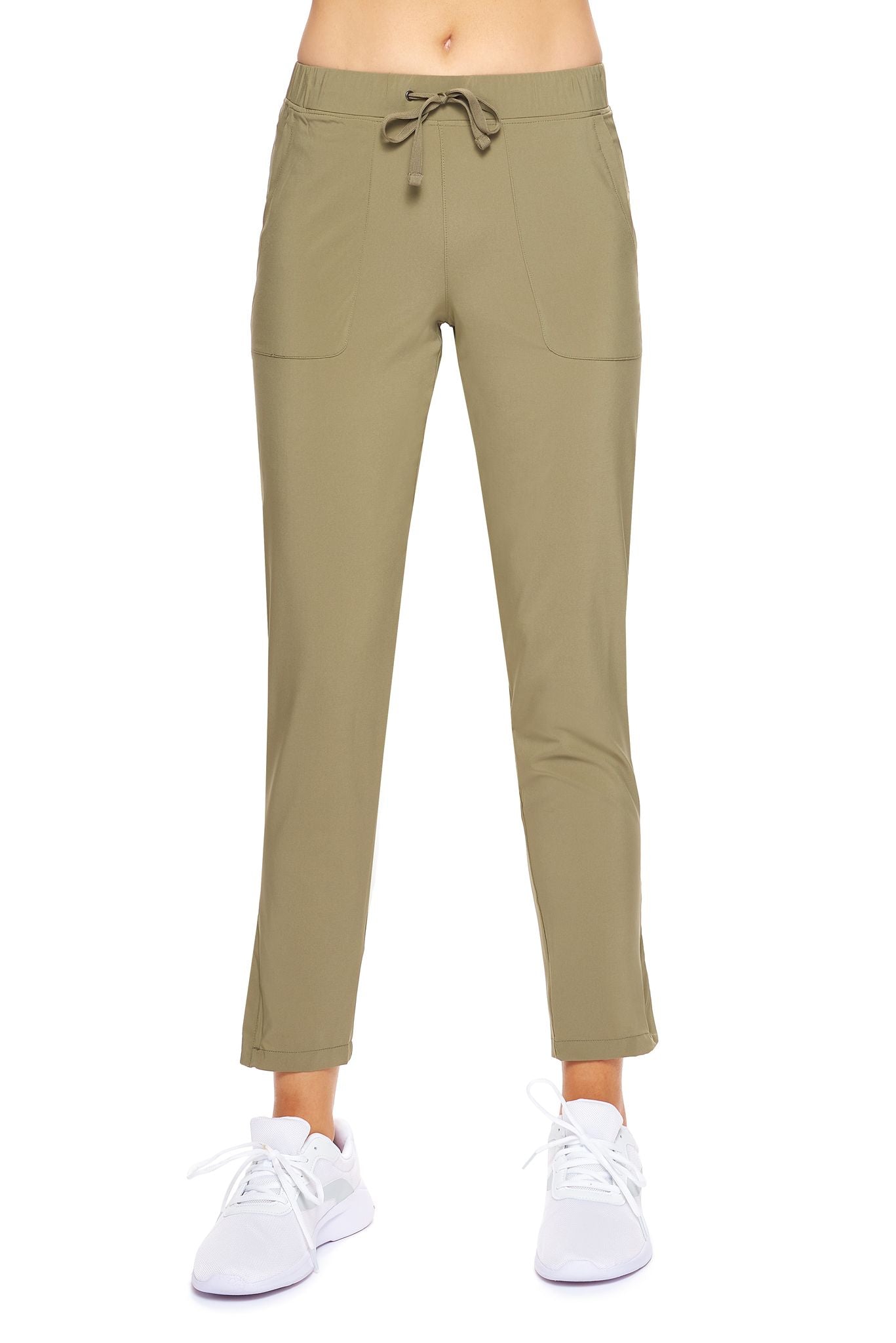 Expert Brand Wholesale Women's City Joggers in Olive Green#olive-green