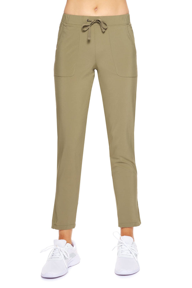 Expert Brand Wholesale Women's City Joggers in Olive Green#olive-green