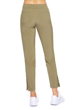 Expert Brand Wholesale Women's City Joggers in Olive Green Image 3#olive-green