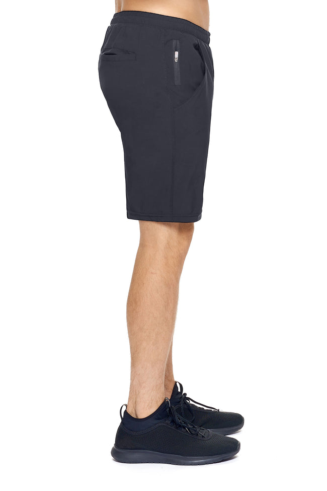 Expert Brand Wholesale Men's Paradise Shorts Gym Workout in Black Image 2#black