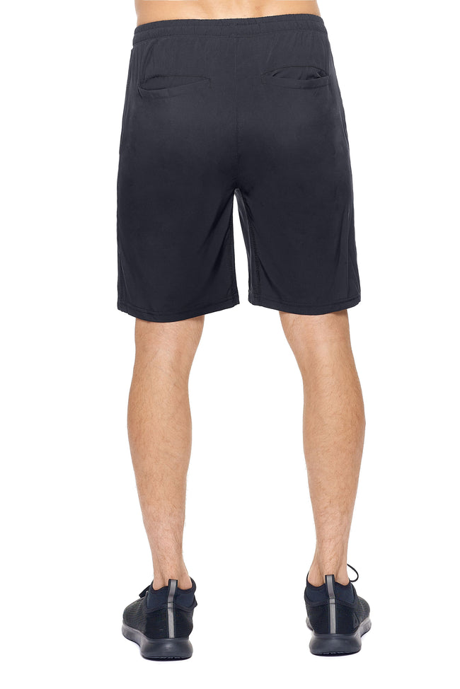 Expert Brand Wholesale Men's Paradise Shorts Gym Workout in Black Image 3#black