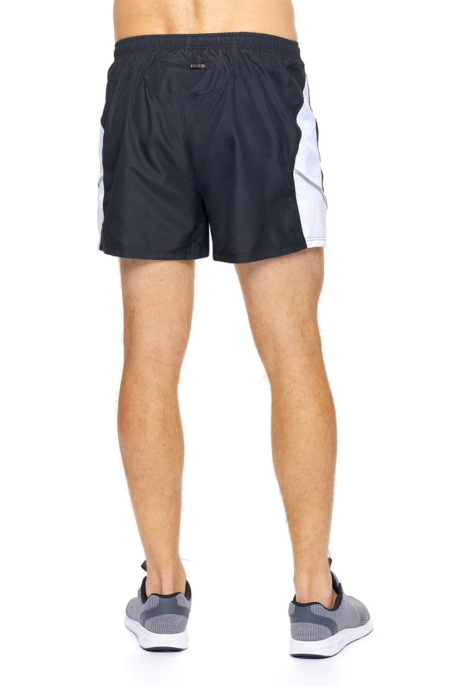 Expert Brand Wholesale Men's Sonic Shorts Running Gym in black white image 3#black-white