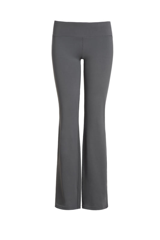 Expert Brand Wholesale Yoga Bell Leggings in Charcoal#charcoal